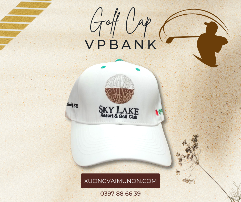 Mũ nón sân golf SkyLake VPBank