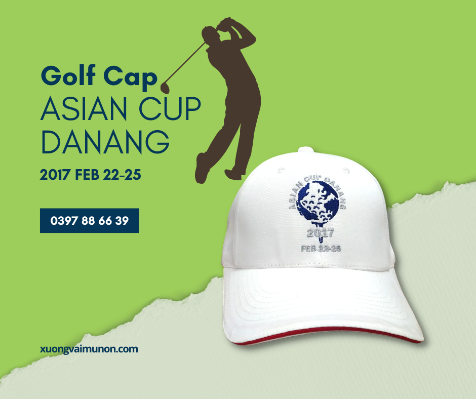 Mũ nón sân golf ASIAN CUP Da Nang